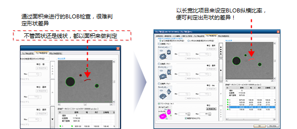 除了面积，还会检测形状差异